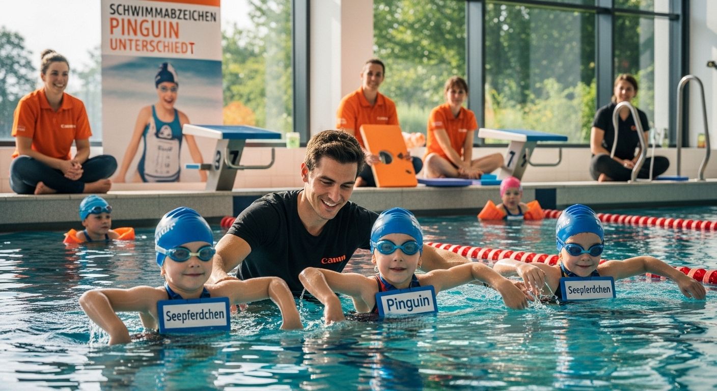Schwimmabzeichen Pinguin Unterschied