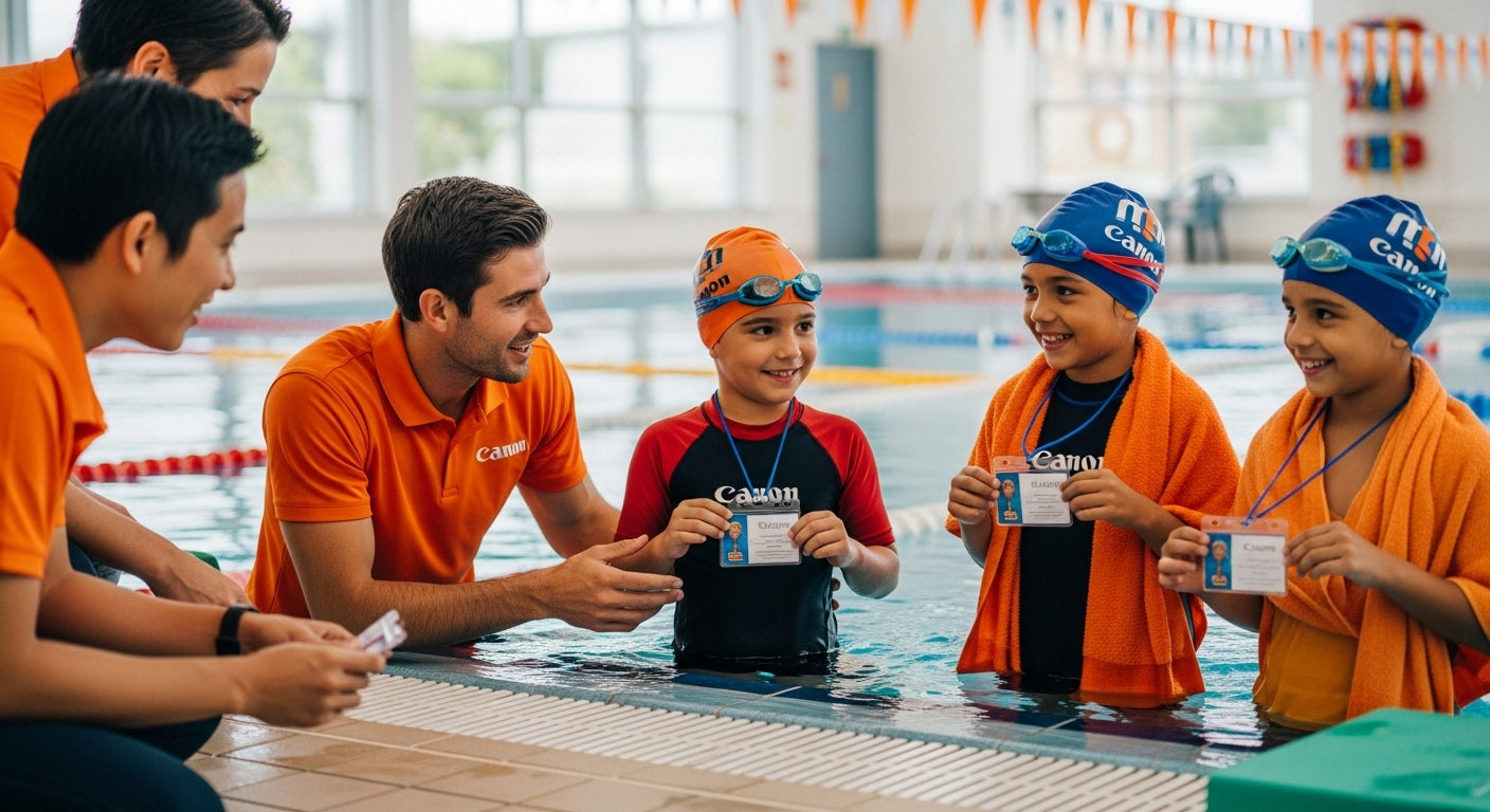 Schwimmabzeichen, Kinder, Schwimmunterricht
