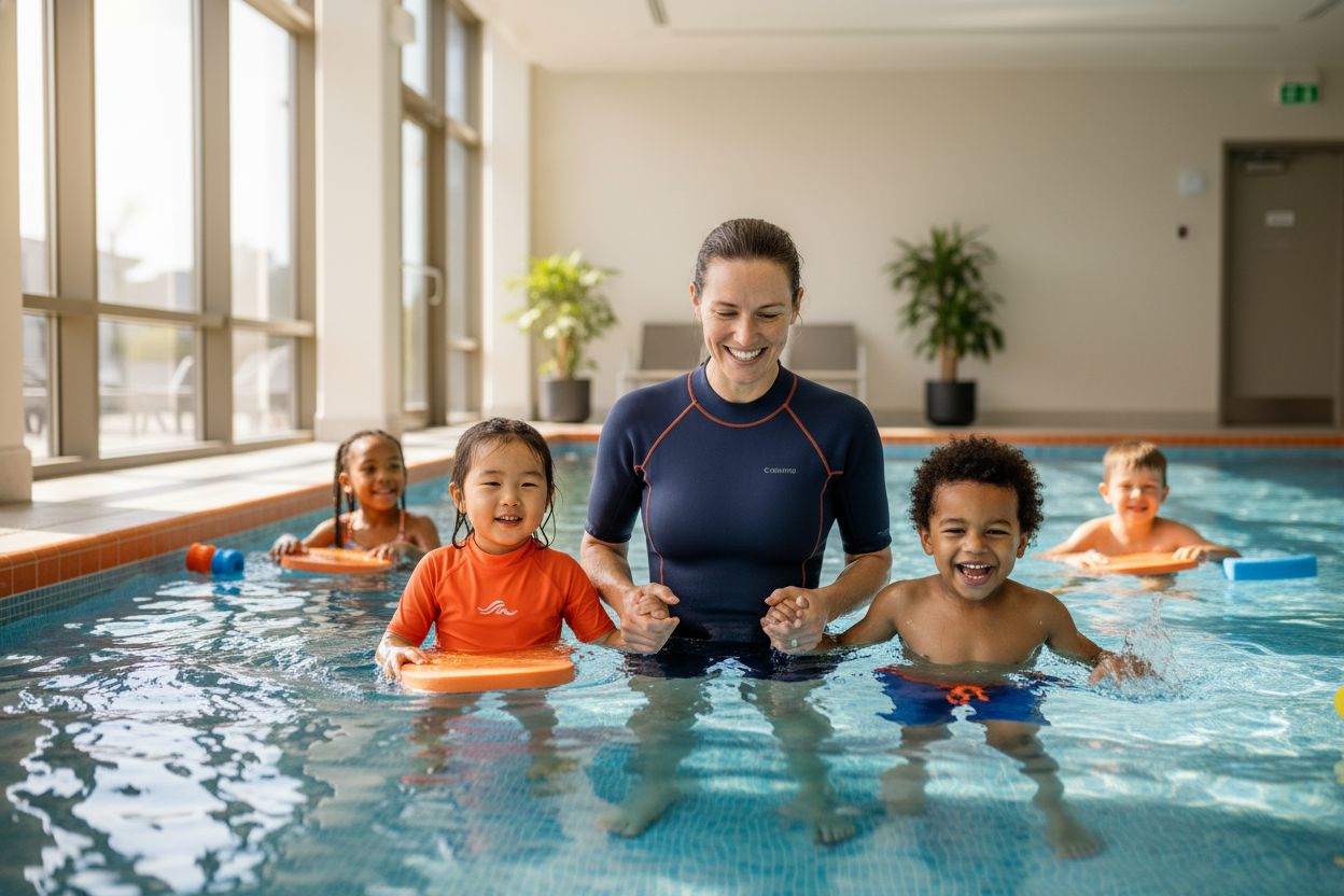 schwimmschule lehrmethoden kinder