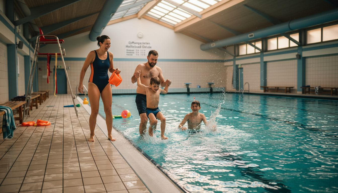 Gemeinsamer Badespaß für die ganze Familie im Oelder Hallenbad