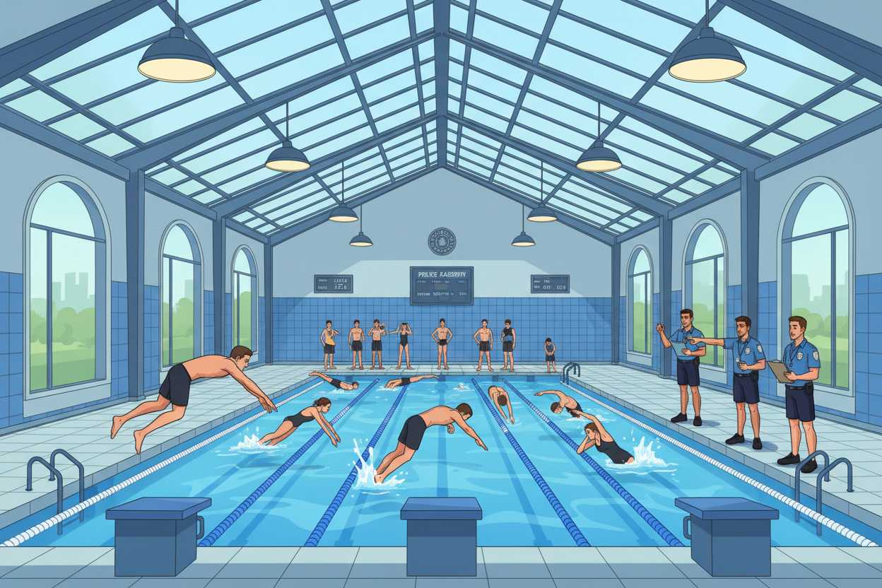 Schwimmabzeichen für Polizei