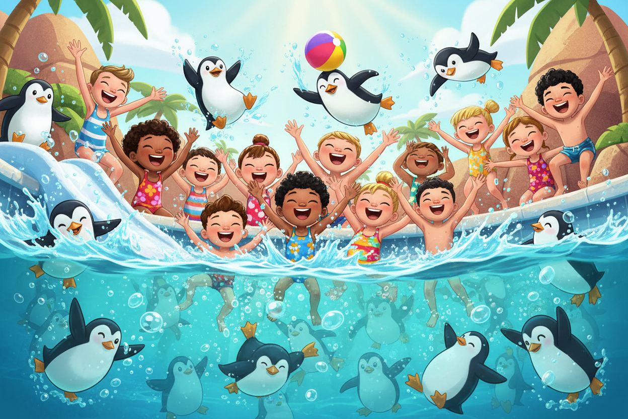 Schwimmen mit Pinguinen