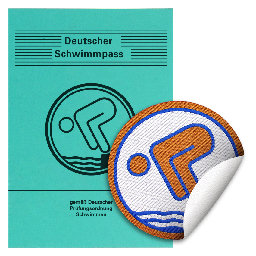 Set Bronze Schwimmabzeichen & Deutscher Schwimmpass | kinderleicht - pimpertz