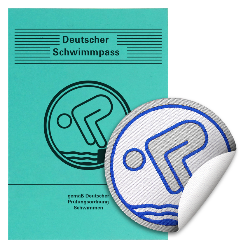 Set Silber Schwimmabzeichen & Deutscher Schwimmpass | kinderleicht - pimpertz