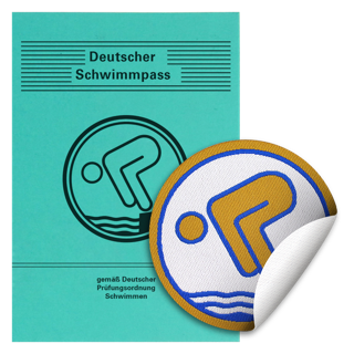 Set Gold Schwimmabzeichen & Deutscher Schwimmpass | kinderleicht - pimpertz