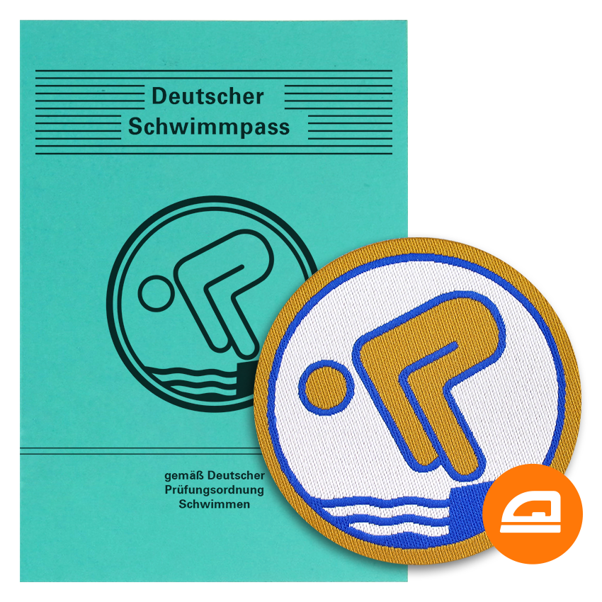 Set Gold Schwimmabzeichen & Deutscher Schwimmpass | Easy Plus - pimpertz
