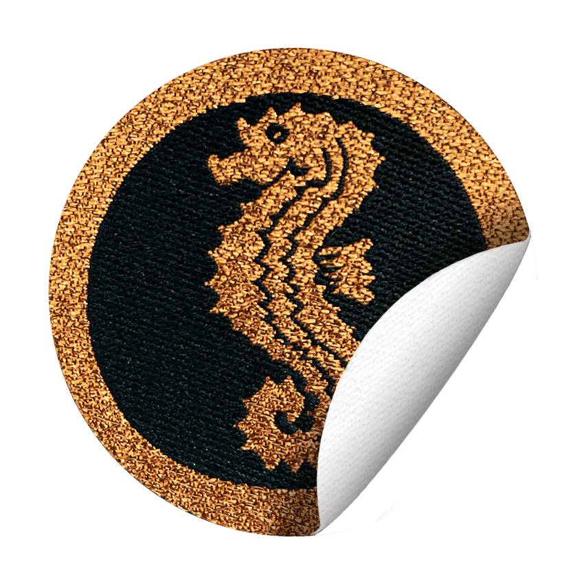 Seepferchen Schwimmabzeichen Glamour (Schwarz) - pimpertz