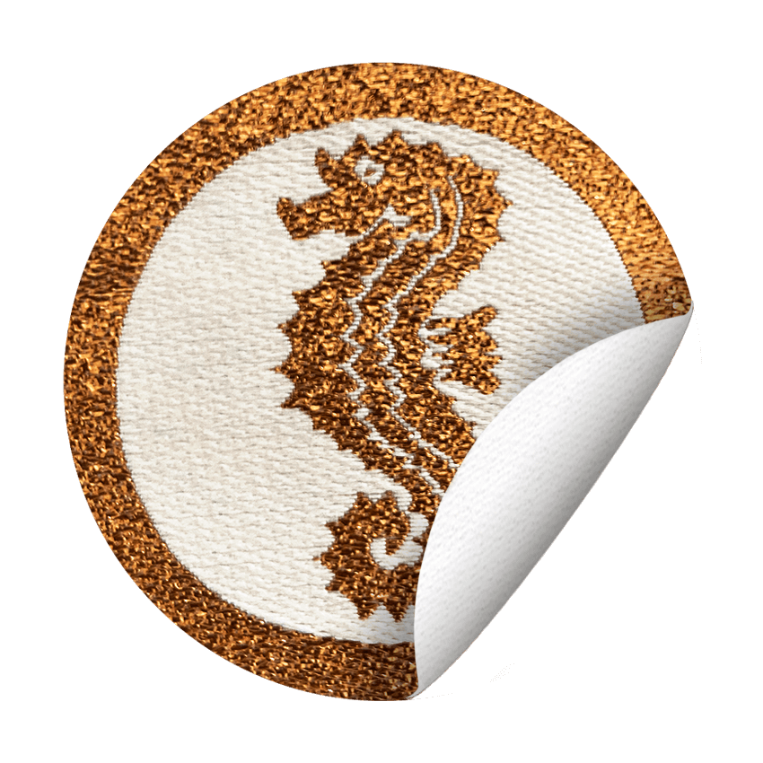 Seepferdchen Schwimmabzeichen Glamour (Weiß) - pimpertz