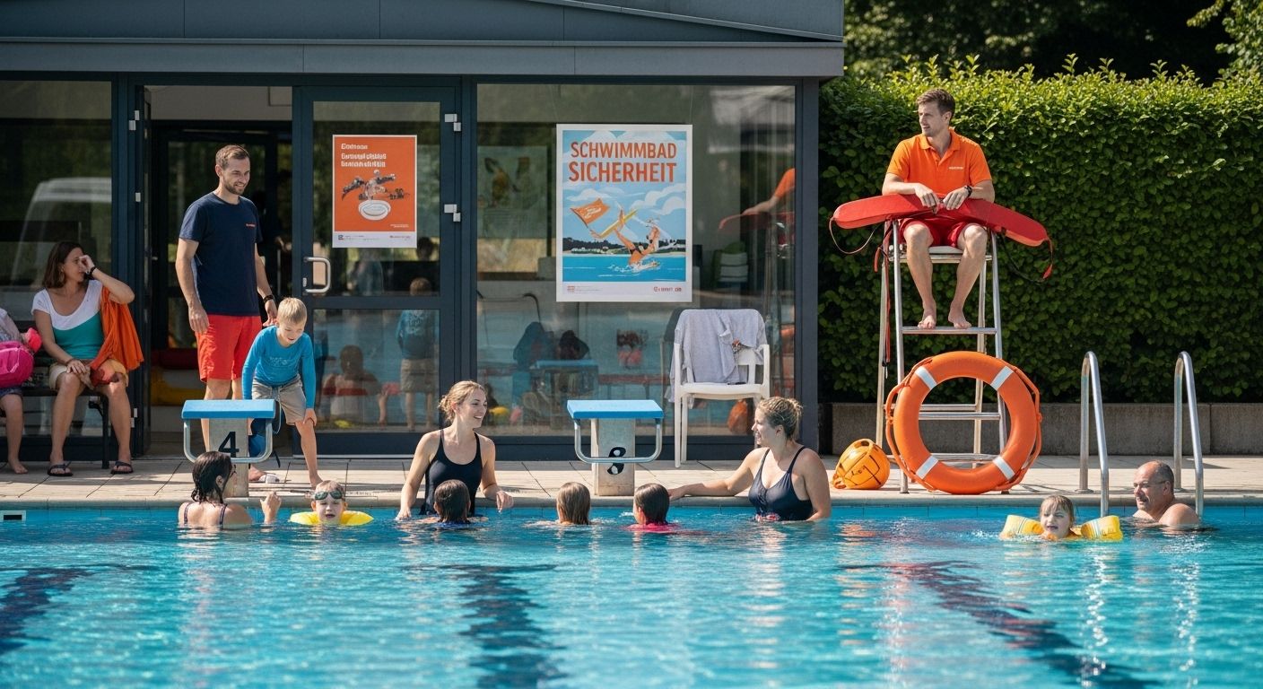 schwimmbad sicherheit familie