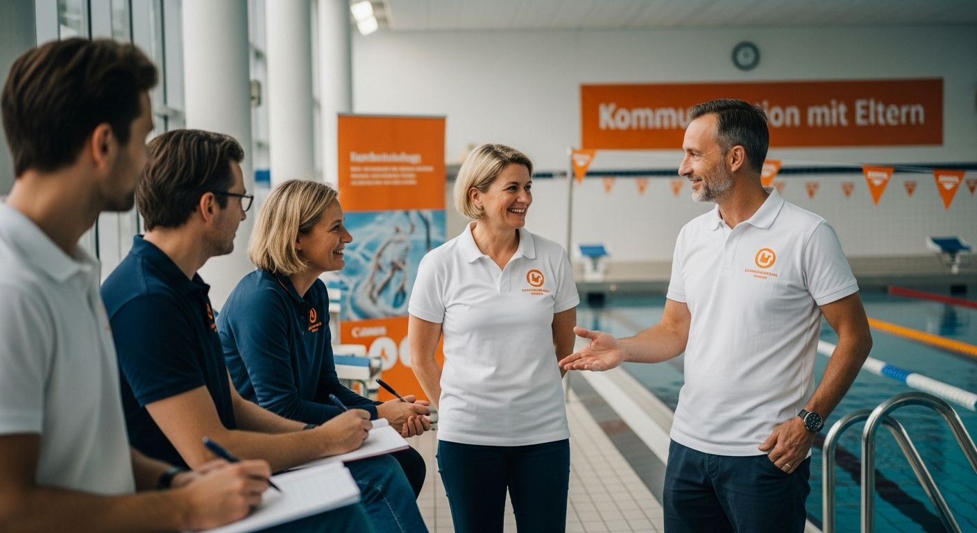 eltern schwimmkurs kommunikation