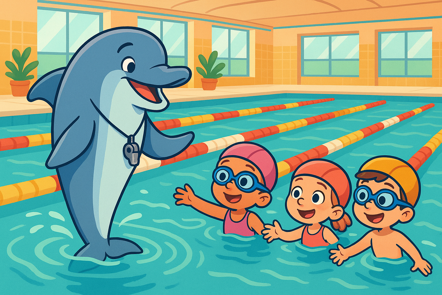 Schwimmabzeichen Delfin 