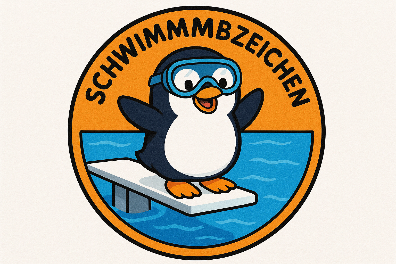 Das Schwimmabzeichen Pinguin 