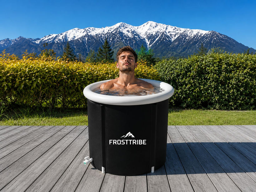 Frost Tribe Eisbad – faltbare Eistonne für die Abkühlung im Garten